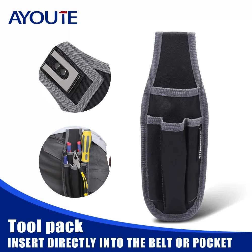 Mini Tool Belt Pouch Tools Work Organisers for DIY Electricians Carpenters Builders Garden Portable Multi-Function Waist Bag