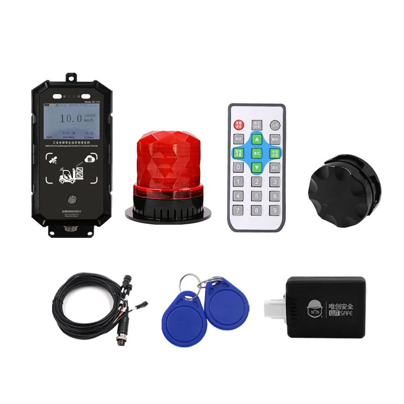 2026 Hot Factory Warehousing Heavy Vehicles One-Way Proximity Detection System Proximity Warning System for Forklift