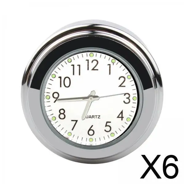 

Часы с креплением на руль, износостойкие часы с алюминиевым циферблатом для мотоцикла, яхты, вертолета 22-25 мм