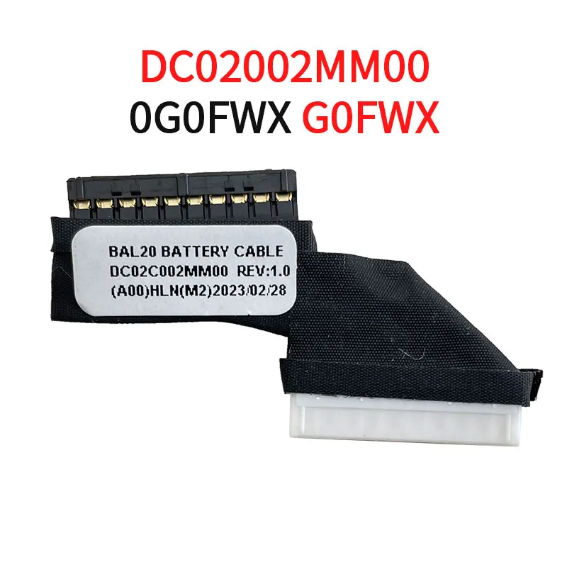 

NEW Laptop Connector Line Battery Cable For Dell Inspiron 15 5565 5567 DC02002MM00 0G0FWX G0FWX