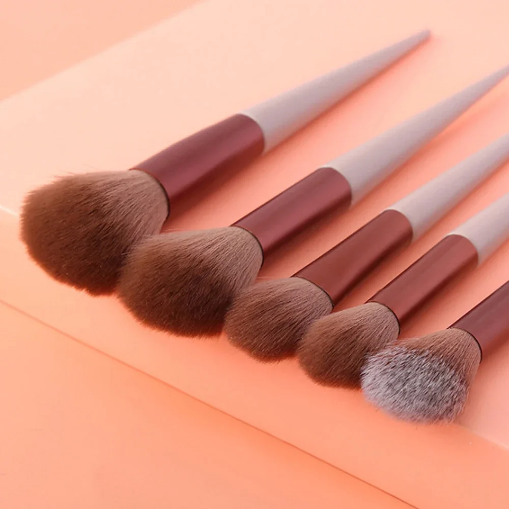 13-delige make-upborstels set make-up spons oogschaduw foundation vrouwen cosmetische borstel oogschaduw blozen schoonheid zachte make-up gereedschap tas