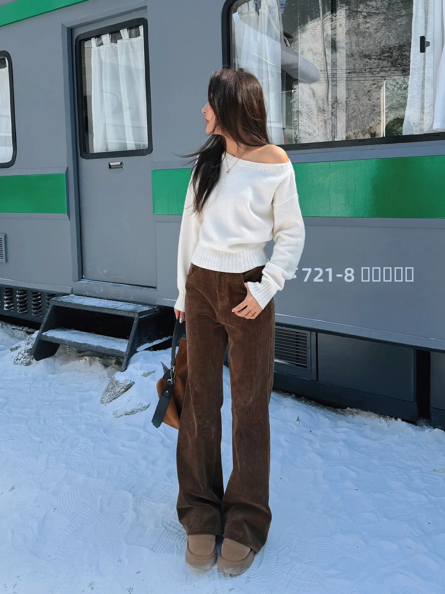 

Женский повседневный свободный свитер Li Ynuo MPBY Pudao из 100% шерсти, модный универсальный вязаный топ с открытыми плечами и длинными рукавами