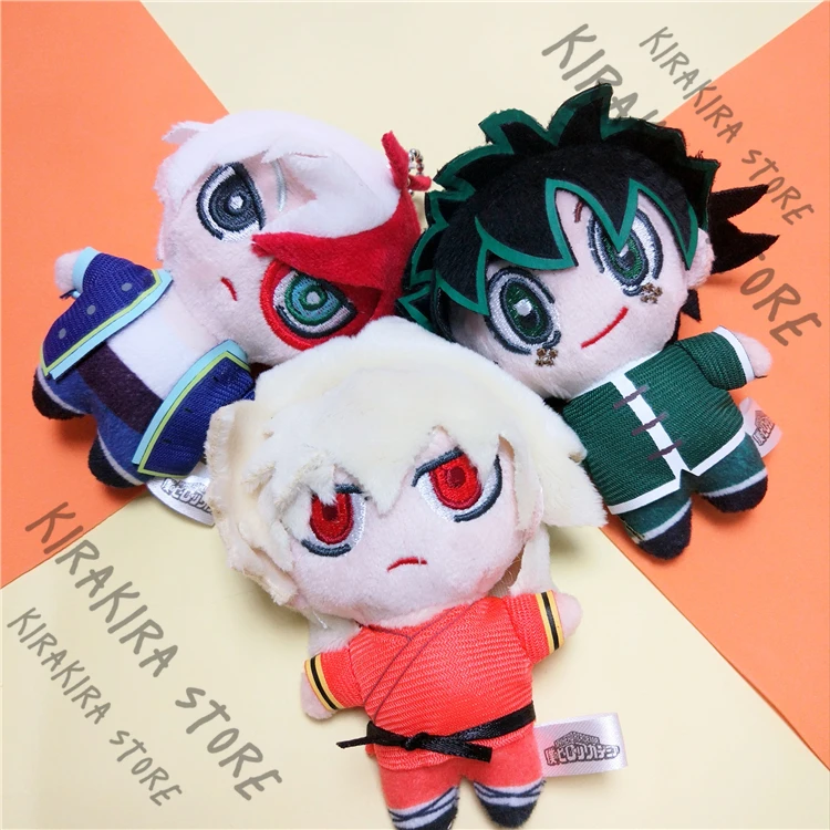 

My Hero Academia Bakugou Katsuki Todoroki Shoto Cotton Keychain Maumet Cosplay Midoriya Izuku Pendant Keyring Widget bag charm