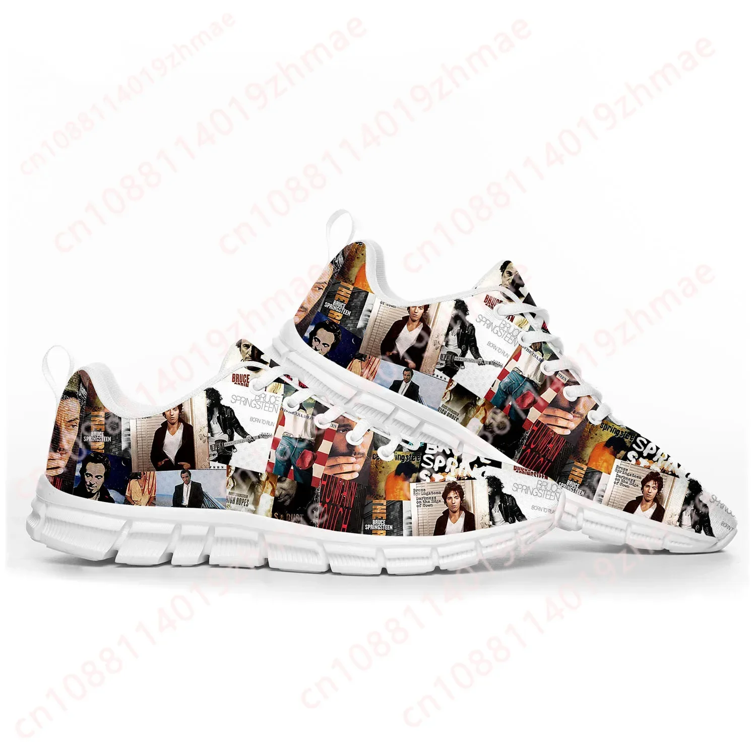 

Спортивная обувь Born To Run для мужчин, женщин и подростков, дышащие кроссовки Bruce Springsteen, повседневная обувь высокого качества на заказ, обувь для пар