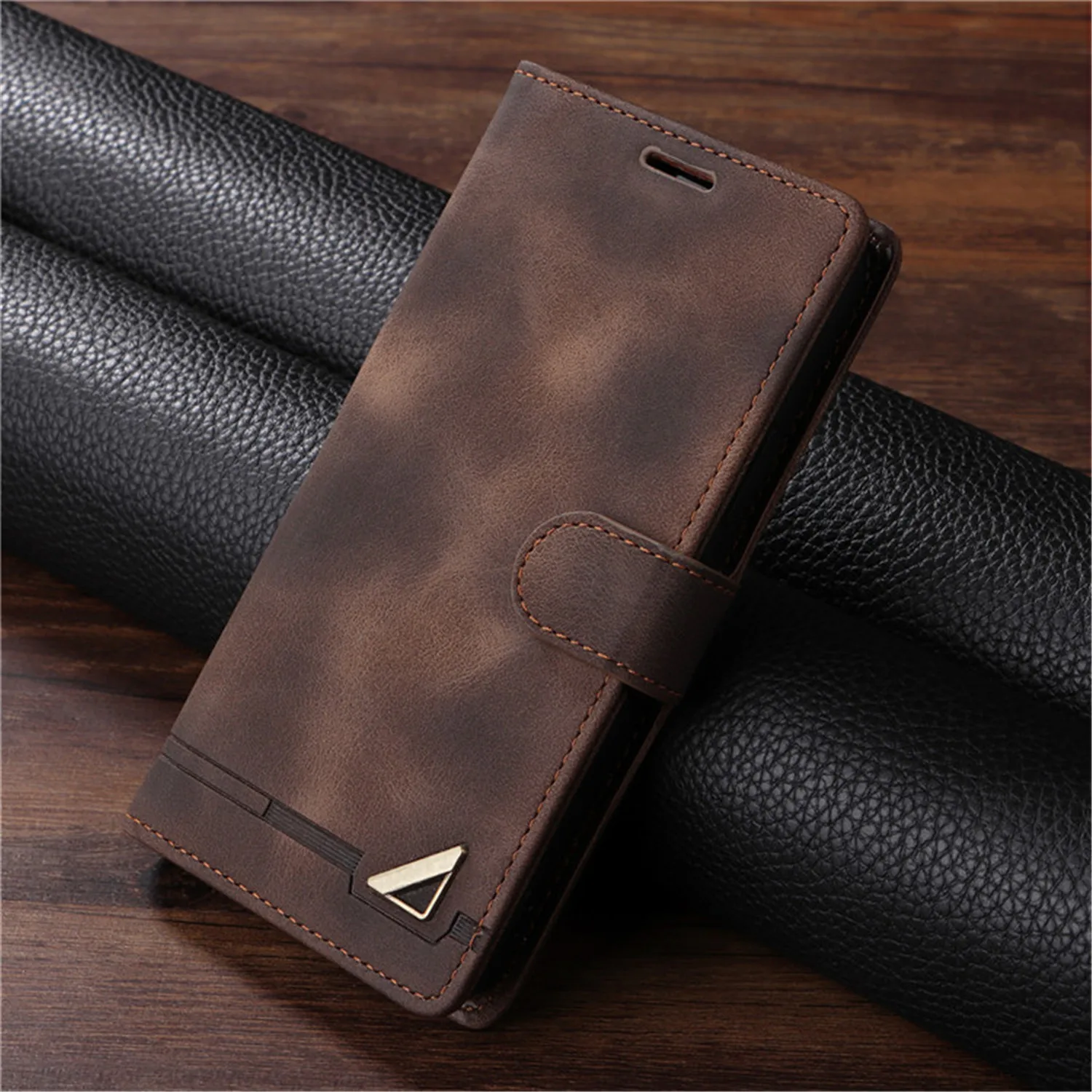 Leather Flip Phone Case For Samsung Galaxy A05S A15 A16 A06 A55 A36 A56 A12 A22 A32 A52 A72 A13 A33 A14 A54 Luxury Wallet Cover