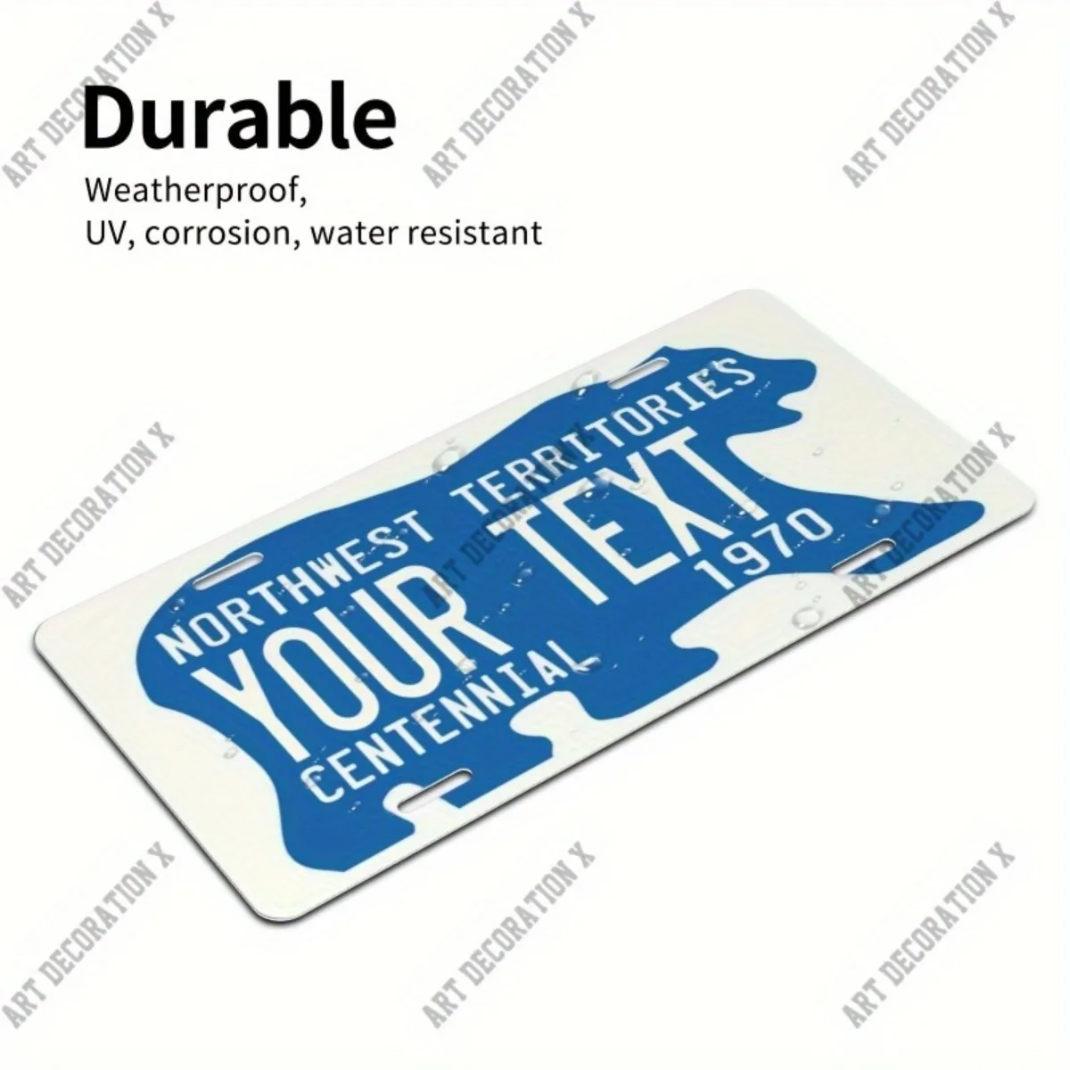 Custom Canadian-Themed Aluminum Signboards | Retro Style (Personalized Text) | Home/Bar/Cafe/Garage Decor (Decor Only)