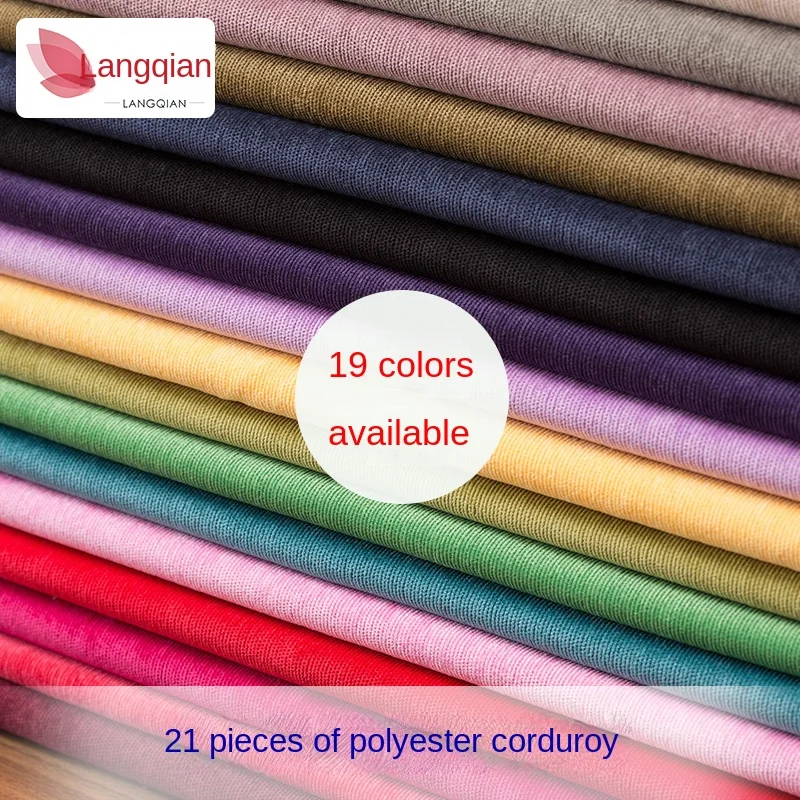 Striped Corduroy Fabric Per Meter for Sewing Coats Curtain Sofa Cover Clothing Pillow Pants Soft Comfortable Breathable Winter