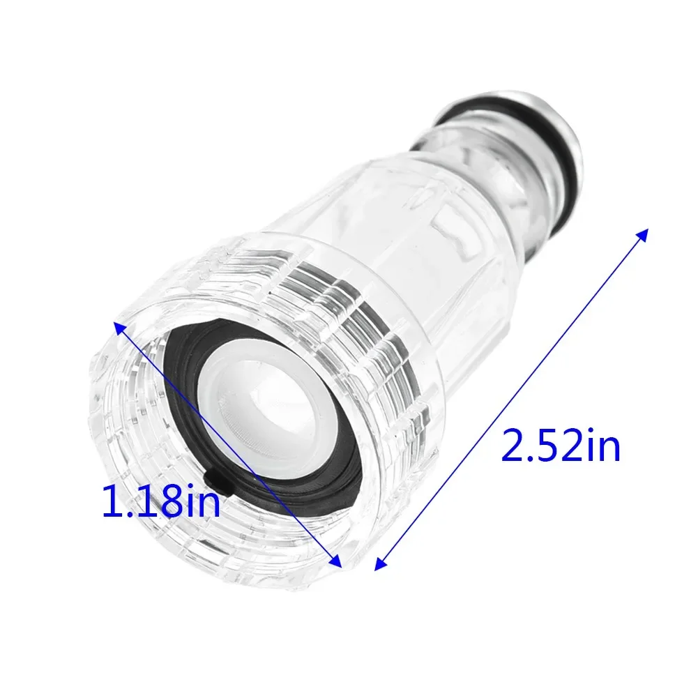 For Karcher High Pressure Filter High Quality Maintenance Tools 140° Max Temperature Transparent Water Clean Connection