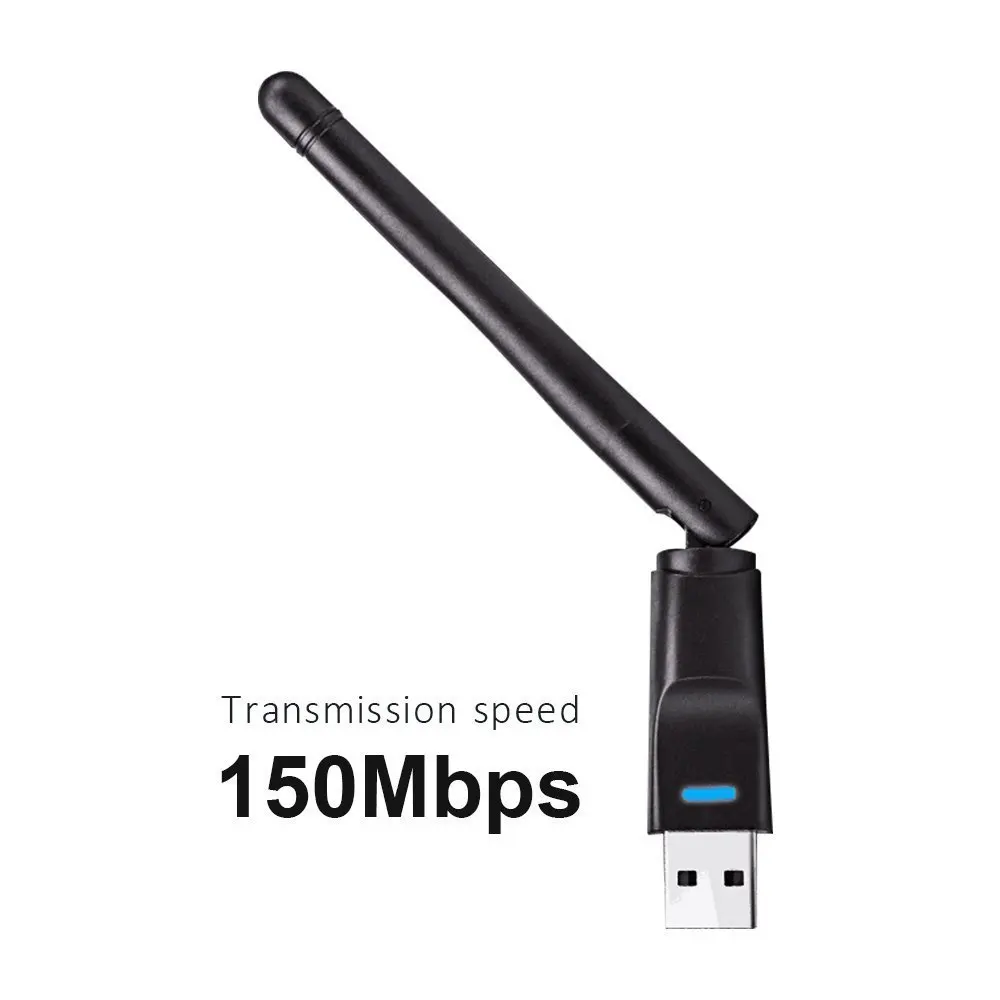 For Android network card MT7601 Chipset 150Mbps USB 2.0 WiFi Adapter 802.11 B/G/N LAN Ethernet Wifi Dongle ForPC Desktop Laptop