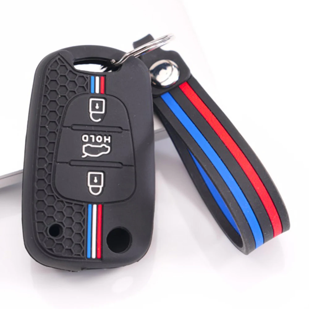 Key Case Cover Keychain For Kia Rio Rio X-Line K2 Sportage Sorento Optima K5 Soul Ceed Cerato K3 Picanto Seltos Drop Resistant