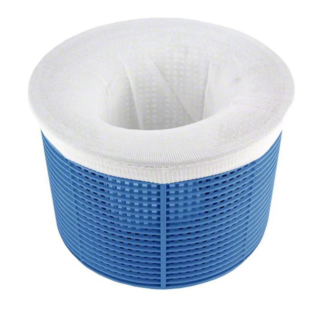 

16pcs Filter Basket Set Blue Swimming Pool Filter Socks For Bathtub Sink Drain Cover Cleaning Tool Pool Supplies Garden