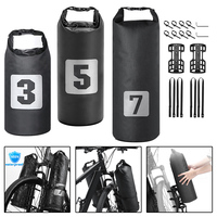 1 Set Portable Waterproof Bicycle Fork Bag 5L 7L Portable Bike Bag Electric Scooter Bag Bicycle Front Bag Bike Fork Travel Bag