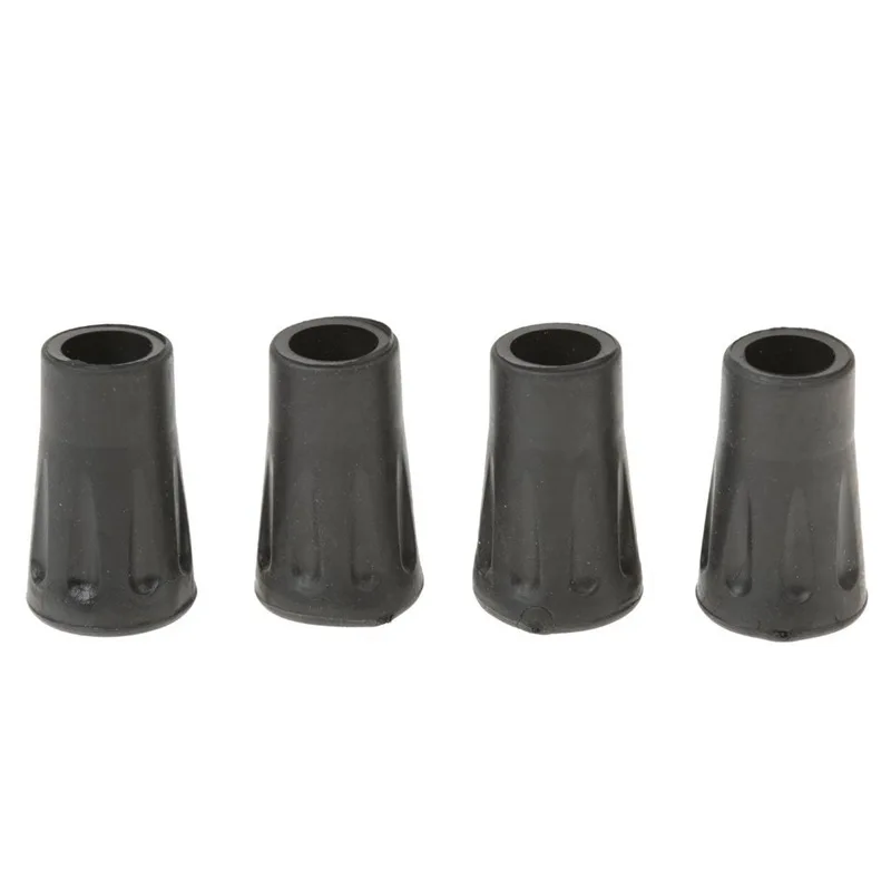 4 pcs Replacement Rubber Tips End for Hiking Stick Walking Trekking Poles 4cm