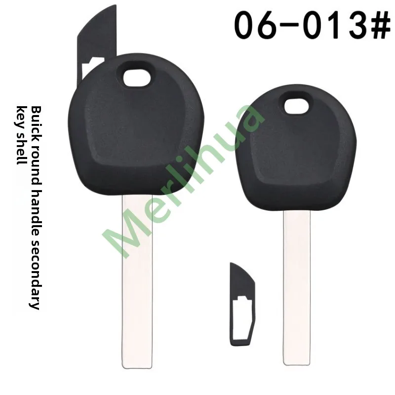 FOR Buick Round Handle Chip Key Shell Spare Replacement Key Fob Case Cover Blank