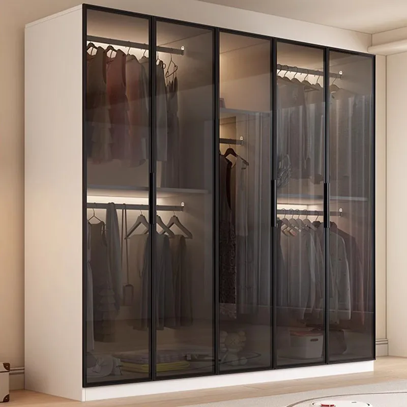 

Living Room Simple Closet Minimalist Modern Small Nordic Partitions Wardrobe Plastic Modular Guarda Roupa Furniture For Room