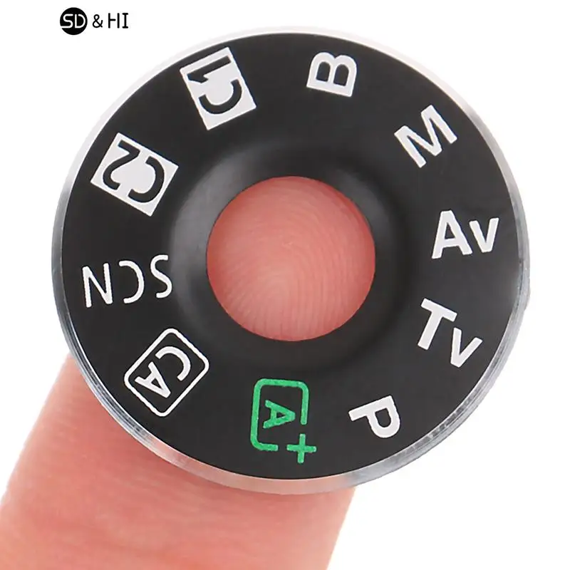 NEW Top Cover Button Mode Dial For 6D+3M Glue Camera Repair Parts Dial Turntable