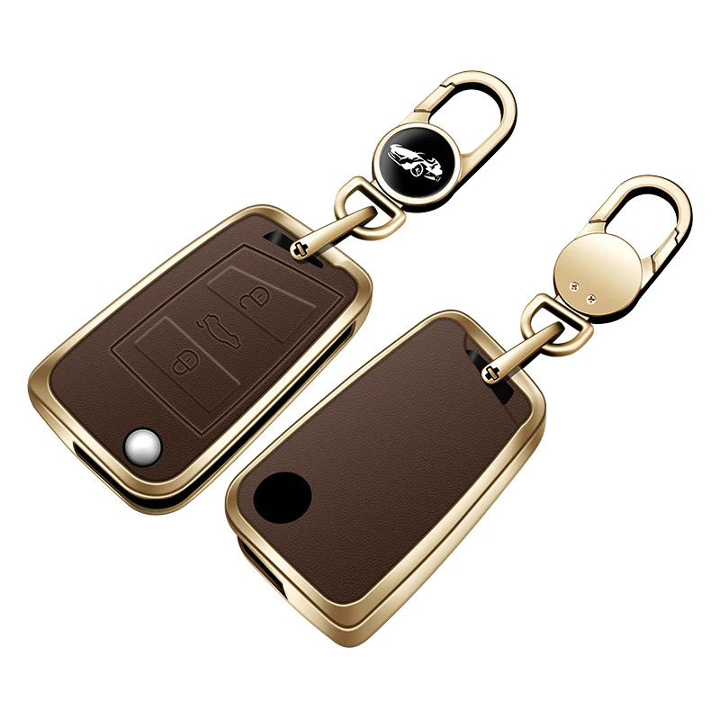 Metal Car Key Protective Case,For Volkswagen - Durable Gadget Accessory for Beetle Polo Passat Tiguan Golf 7 MK2 Ateca Caddy T5 view 6