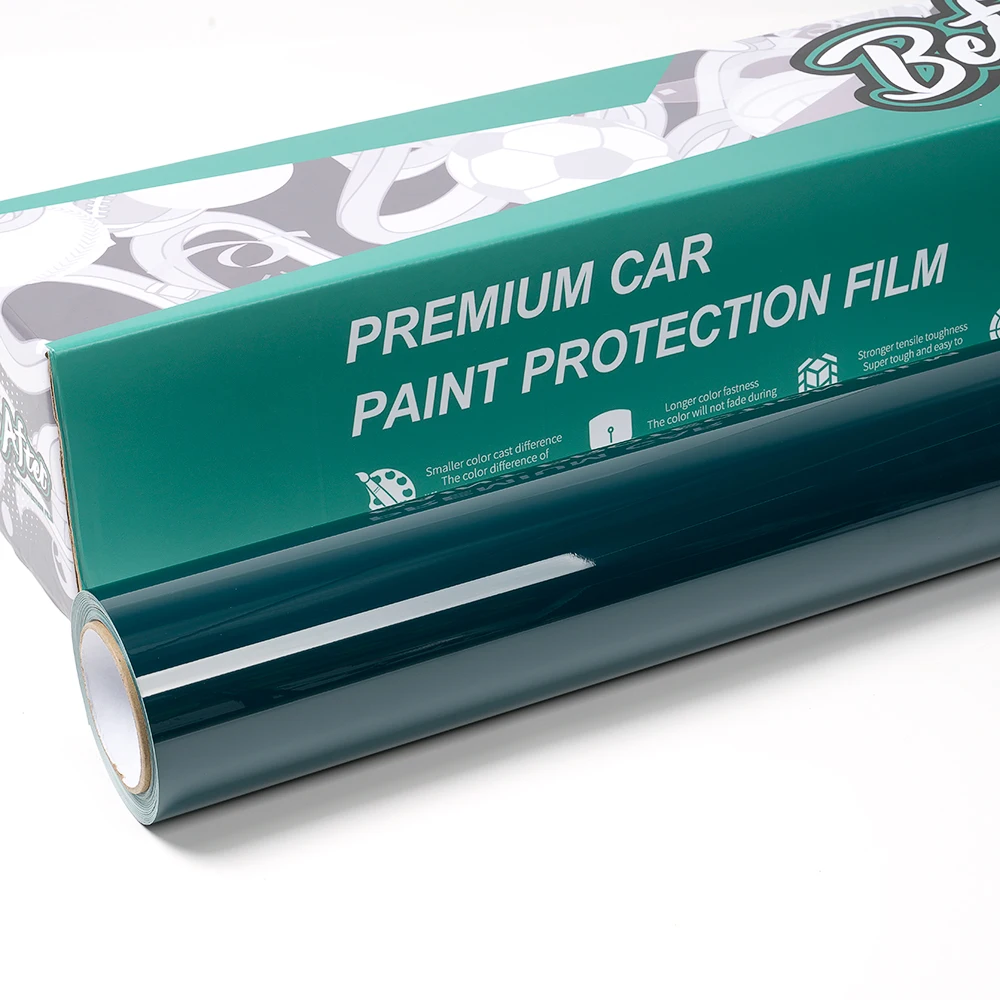 

Заводская индивидуальная пленка без пузырьков воздуха, ПВХ, темно-зеленая красочная автомобильная пленка, виниловая зеленая пеканная авто виниловая пленка