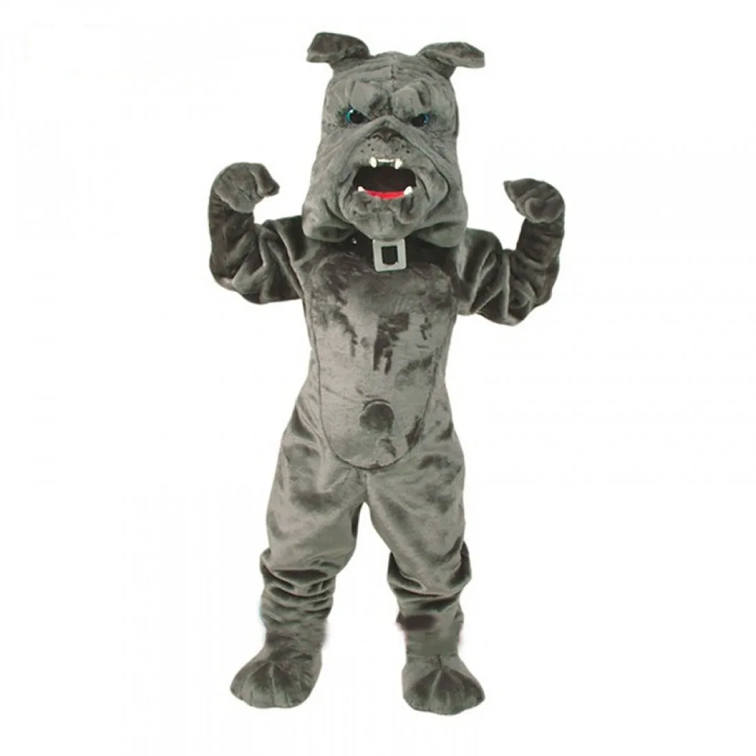 

Bully Bulldog Mascot Costume Custom Power Sport Anime Theme Cartoon Cosplay Fancy Dress Mascotte Costumes Kits for College Games
