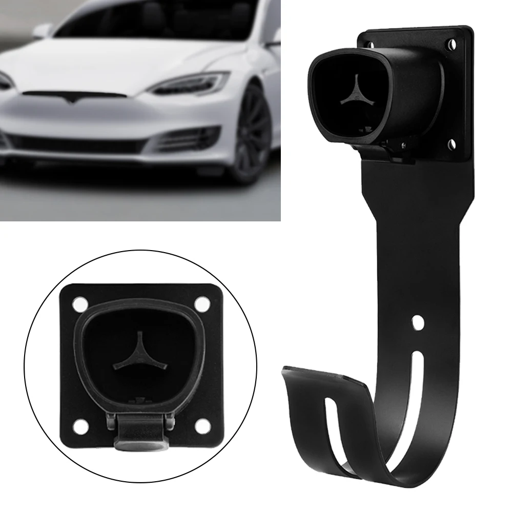 Car Charging Cable Hook For Tesla 21*6.7CM EV Charging Cord Hanger For Tesla Charger Holder Wall Mount Dock Car Accessories