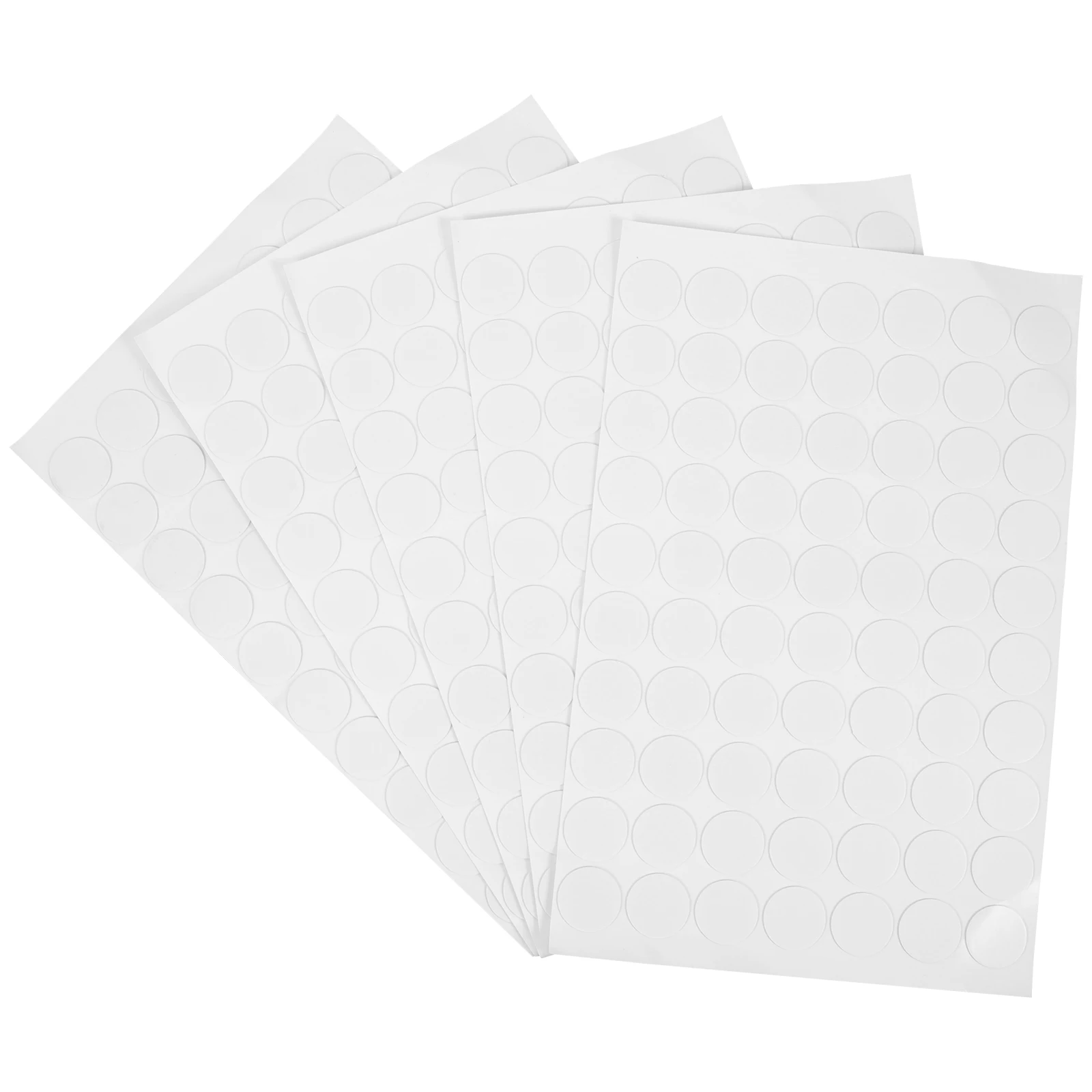 

300 Pcs Clear Round Stickers Transparent Acrylic Dot Adhesive Double Sided Circle Dots Reusable Sticky No Traces