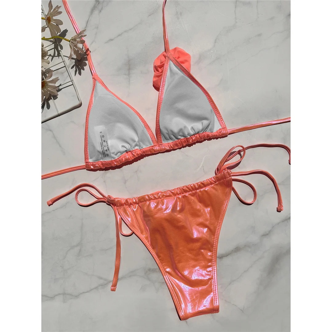 5 Farben, 3D-Blumen, Neckholder-Bikini mit Trägern, Damen-Badebekleidung, zweiteiliger Bikini-Set, Badeanzug, Badebekleidung, Schwimmbekleidung V5612 – Detail 39