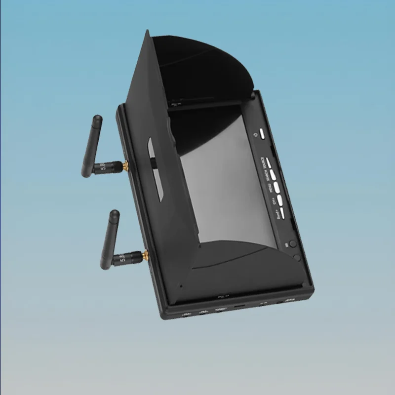 Monitor FPV LCD5802D 5.8G 40CH 7 Inci dengan DVR 800X480 Layar HD Penerima Raceband untuk Drone FPV Racing Mult