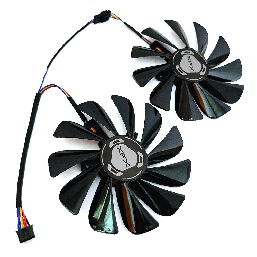 Nieuwe 1Lot 95Mm 4PIN FDC10U12S9-C Rx 5600 Xt Gpu Fan, voor Xfx Rx 5700 5700XT 5600XT Videokaart Koelventilator