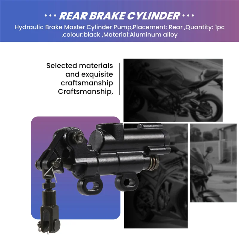

Универсальный задний гидравлический насос главного тормозного цилиндра мотоцикла для Suzuki Kawasaki ATV Dirt Bike