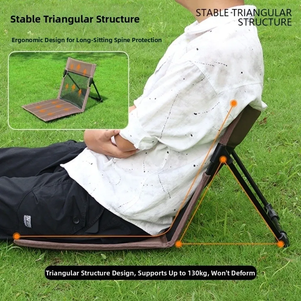 

Breathable Foldable Camping Chair Oxford Cloth Mesh Portable Folding Seat Comfortable Stable Outdoor Beach Chairs Garden Park