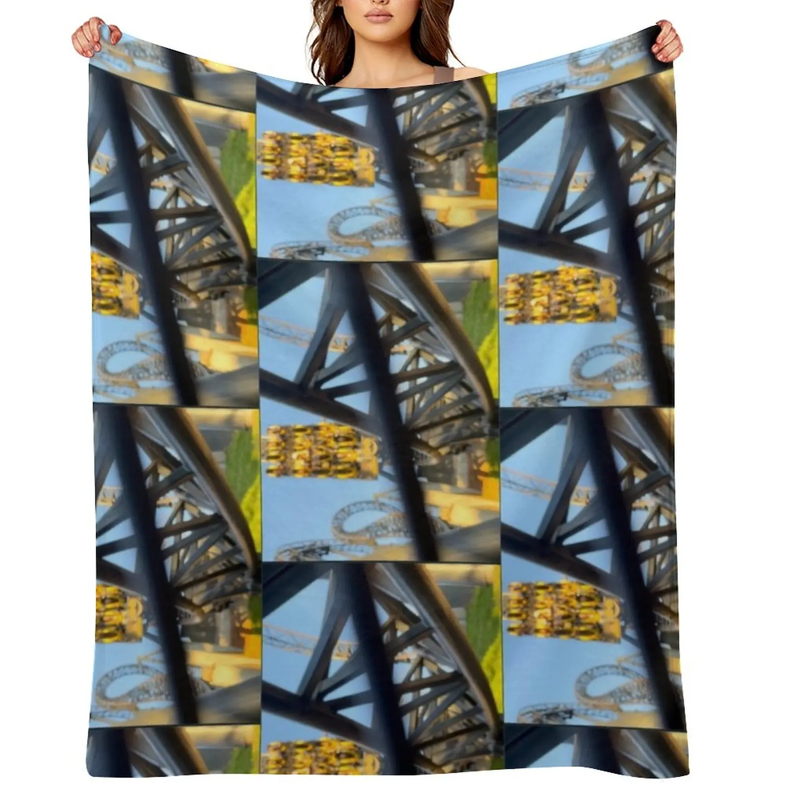 

The Smiler Throw Blanket Personalized Gift Winter beds Vintage Soft Big Blankets