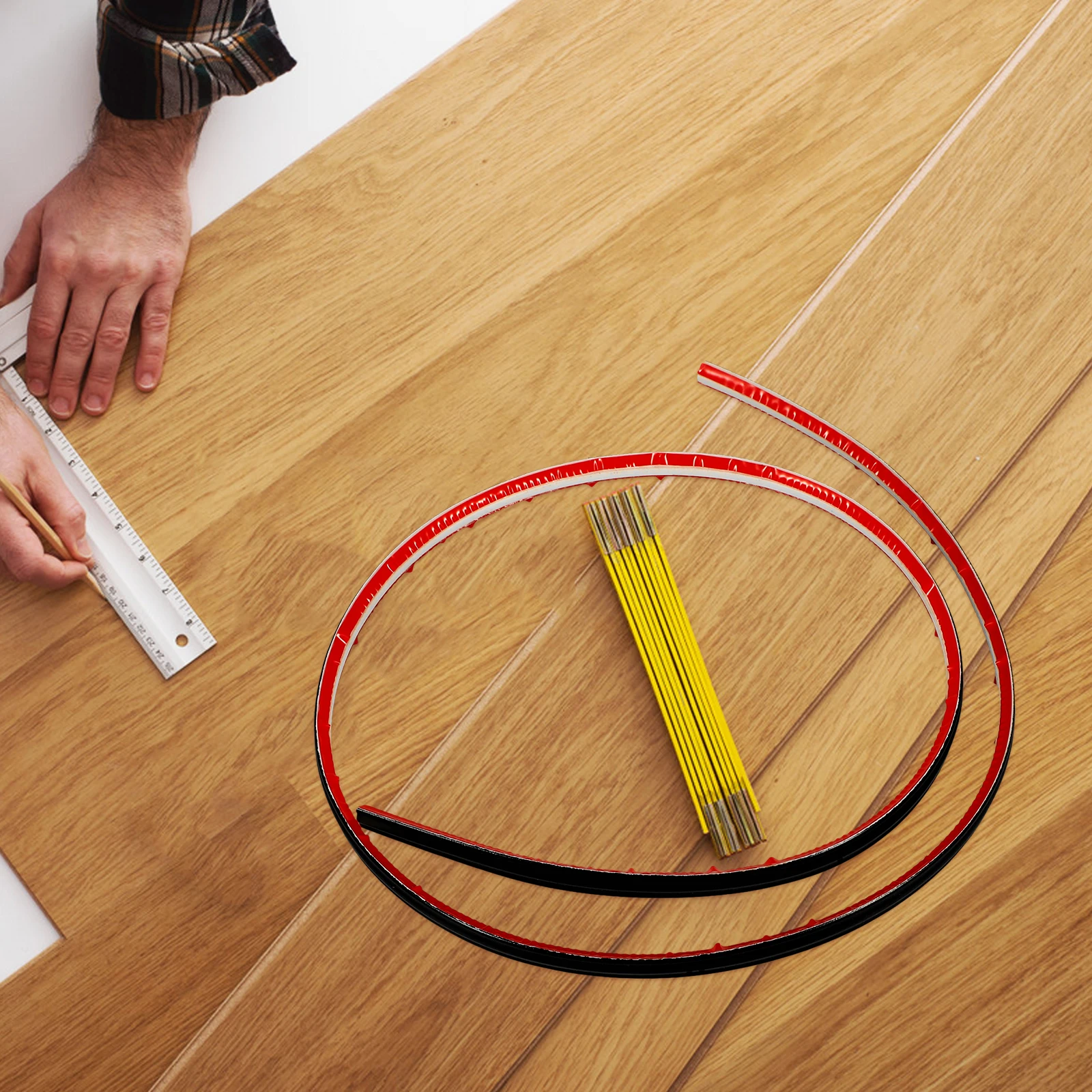 

PVC Line Caulk Trim Filling Flexible Peel and Stick Strip Tape Molding Self Adhesive