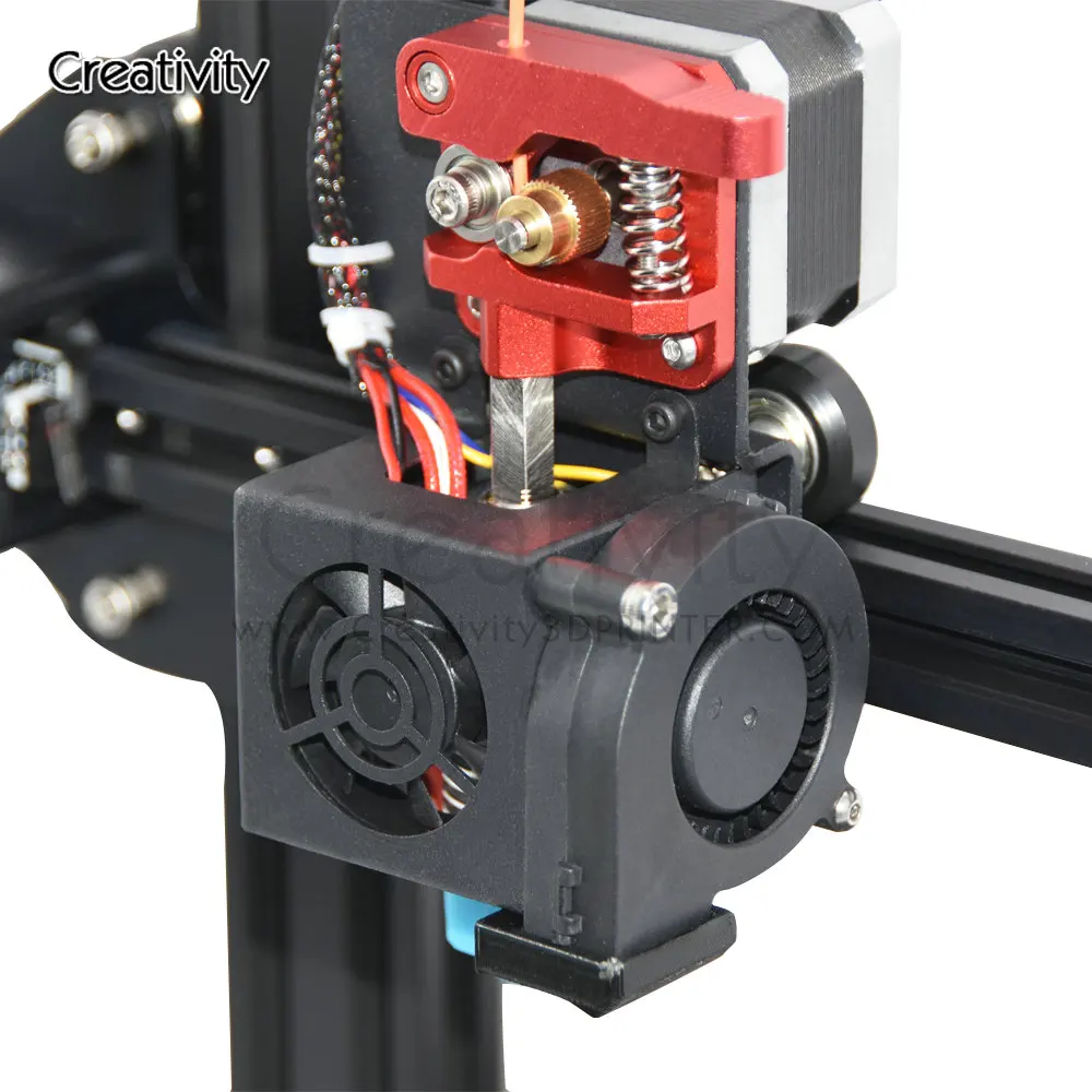 

MK8 Upgrade Direct Drive Extruder Short Range Drive Metal 12V/24V Hotend Kit with Pulley Turbo Fan for Ender 3/CR-10/CR-10S/S4/