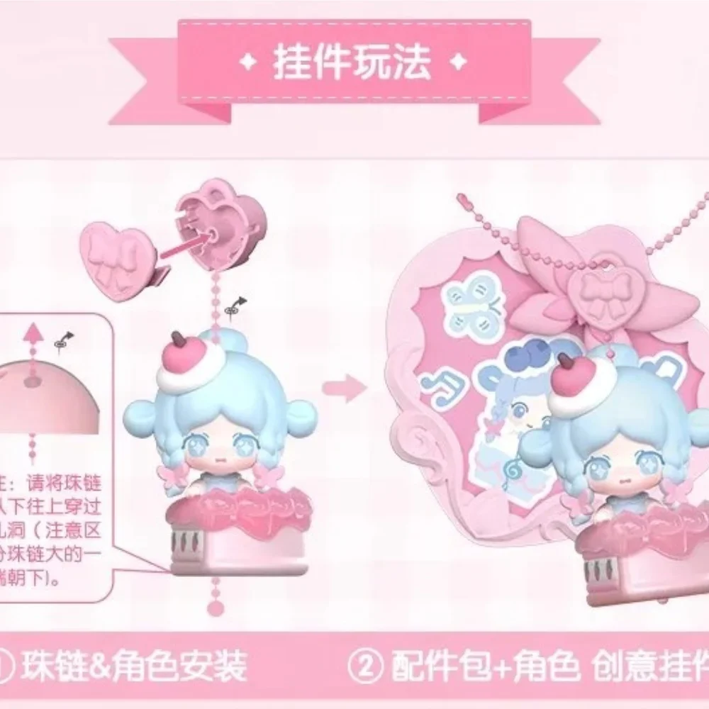 Nuevo Original Ye Luoli tiempo del té de la tarde caja ciega de moda Bloko figuras de bloques de construcción Dado Kawaii muñeca Mini juguete de decoración de escritorio