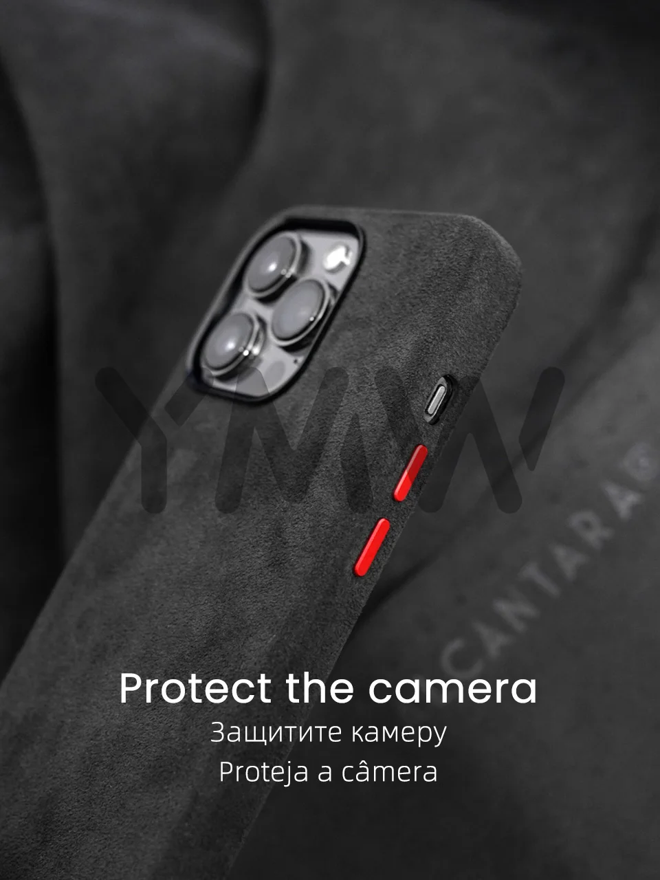 Full for Alcantara Case for iPhone 18 17 16 Pro Max 15 Compatible with MagSafe Luxury Suede Leather Supercar Phone Cases