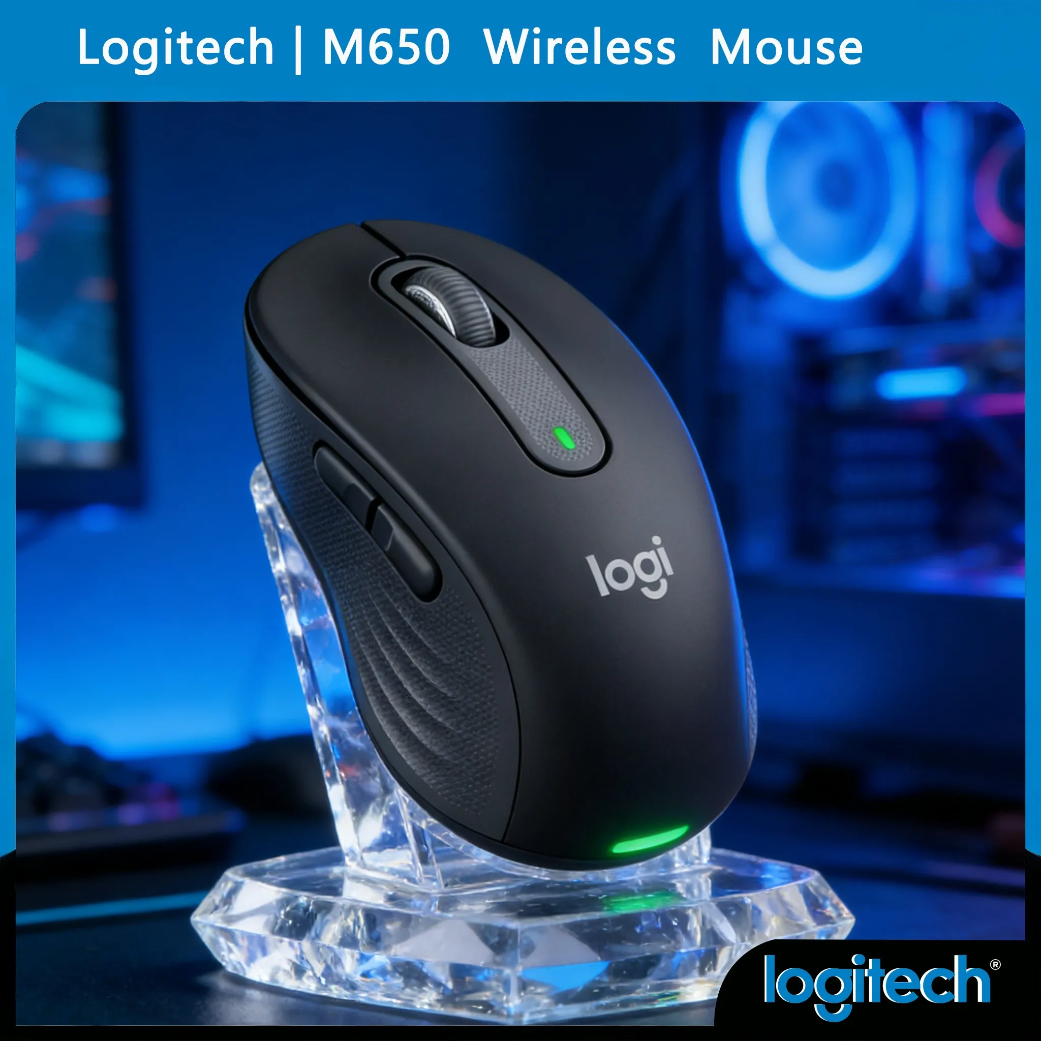 

Мышь Logitech M650 / M650L с настраиваемыми боковыми кнопками для повышения эффективности работы в офисе
