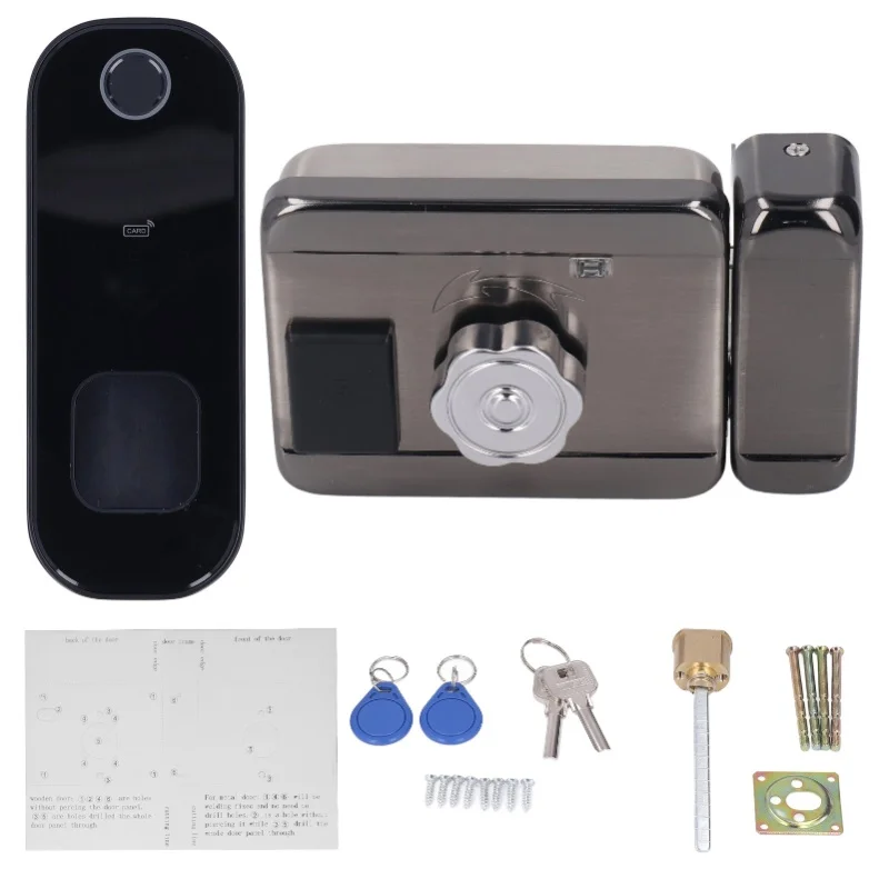 Smart Door Lock Wifi Electronic Digital Remote Control Fingerprint Card Password Home Security Lock For Tuya