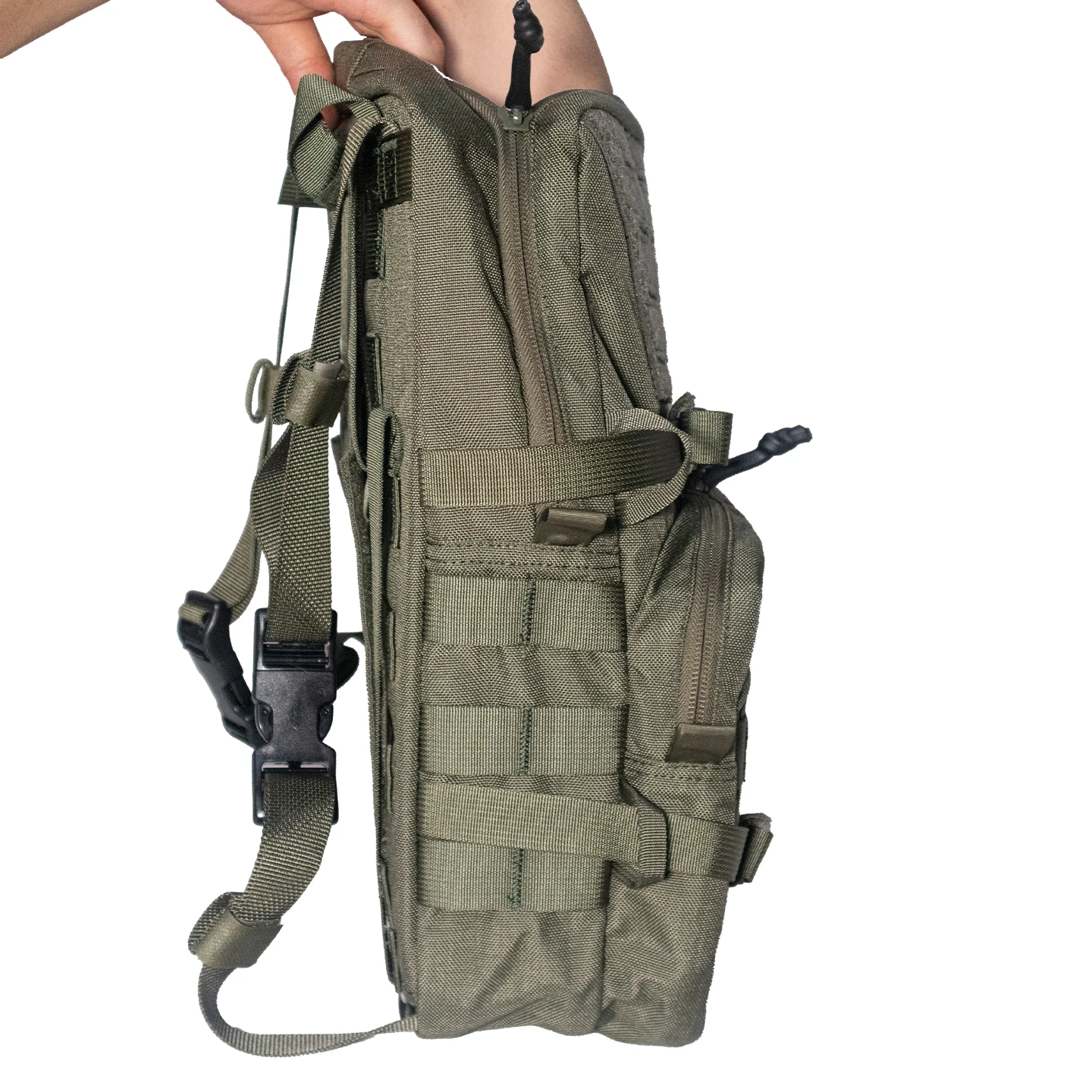 10L Tactical Molle 2-in-1 Utility Pack – Vest Mount or Backpack, Lightweight EDC Daypack