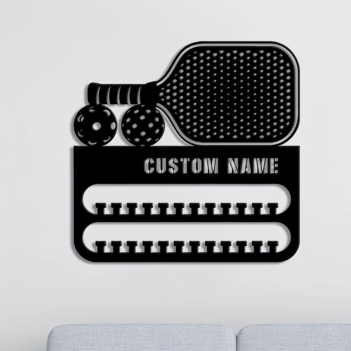 Custom Medal Hanger, Party Scene Hanging Decoration, Door Decor, Wrought metal Wall Hanging Ornament, Silhouette Wall Art