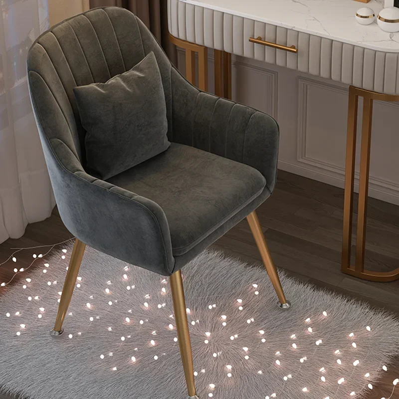 Ergonomic Dining Chairs Nordic Living Room Armchair Relaxing Design Dinning Chairs Accent Cadeiras De Jantar Balcony Furniture image 4
