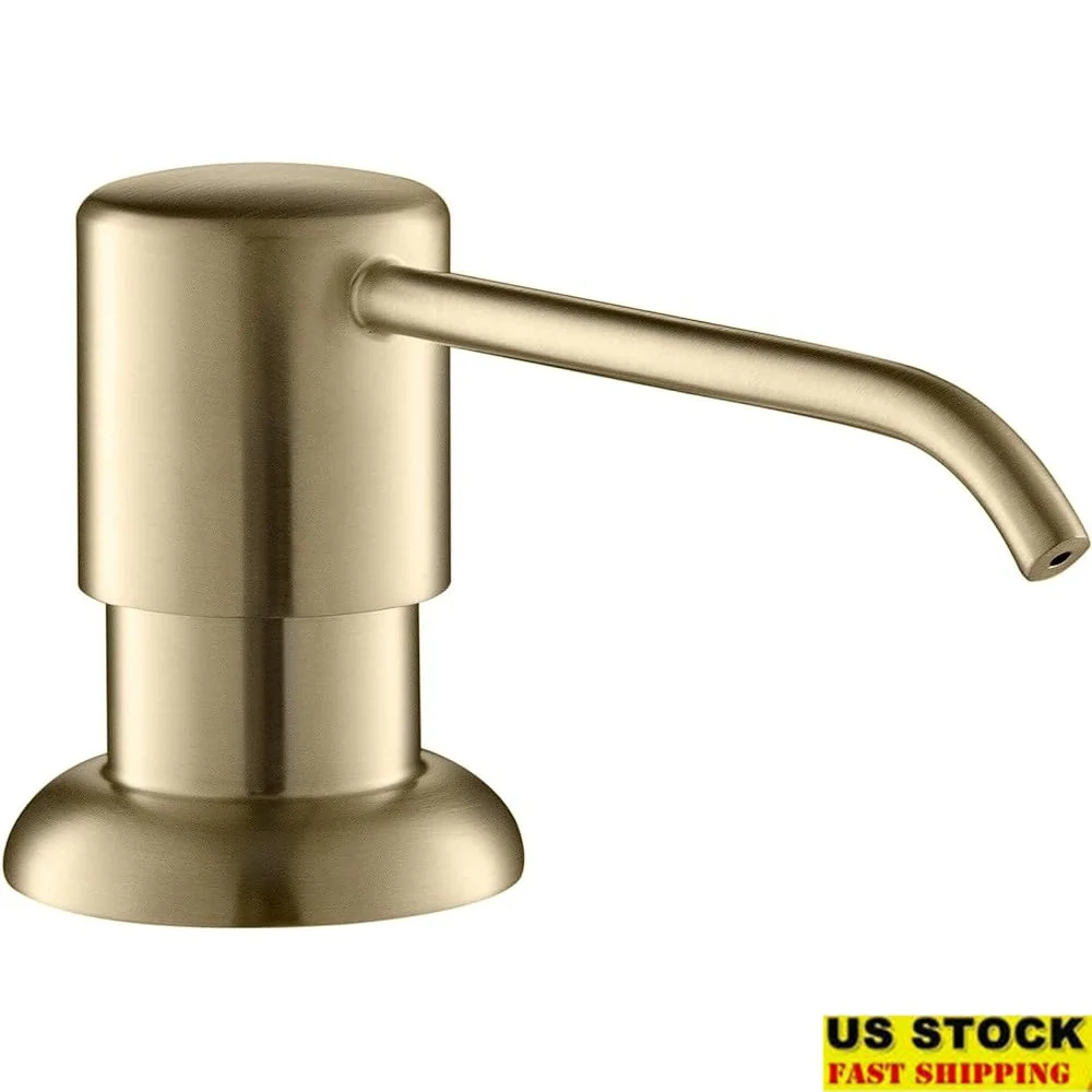 متعددة الأغراض المطبخ الصابون غسول موزع الذاتي فتيلة مضخة بقعة الحرة العتيقة برونزية دائم سهلة التركيب زجاجة مضخة