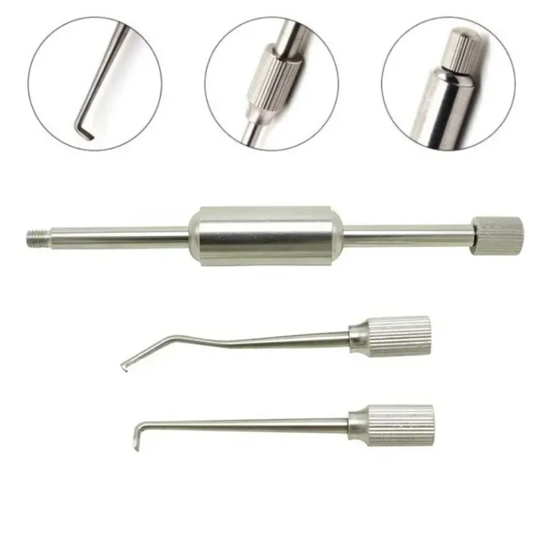 1 Set Dental Manual Control Crown Remover with Double Head Dentistry Laboratory Equipment Dentist Tools