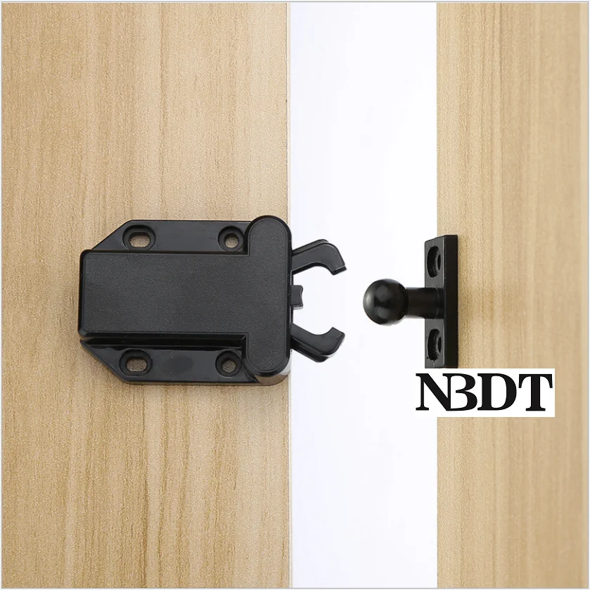 8Pcs Push To Open Touch Cupboard Cabinet Door Catch Latch Lock Non-Magnetic Magnetic Tip Brown Black Beetle Single Double