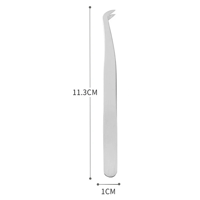 1PC Eyelash Tweezer 3D/6D Volume Eyelash Extension Blooming Tweezers Stainless Steel Fan Lash Tweezer