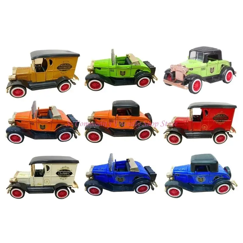 85AE Legering Duurzaam Vintage Automodel Mini Stuntauto Speelgoed Kleurrijk Klassiek Voertuig