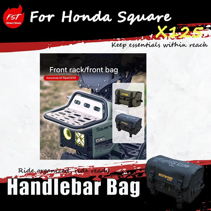 

For the waterproof vehicle head cover and accessories for the shelf rack at the front of the SquareX125 modified vehicle