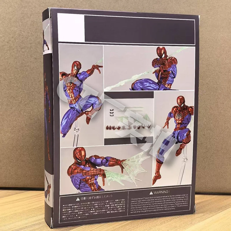 ในสต็อก Ct ของเล่น Spiderman รูป Amazing Yamaguchi Spider-Man 2.0 Agent Anti Venom Mafex Shf อะนิเมะ Action Figure ของเล่นของขวัญ