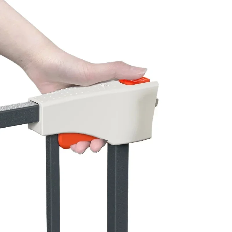 

Classic Style Retractable Guardrail Patio Door Security Fence Baby and Pet Security Door Square Plastic Home Security Door