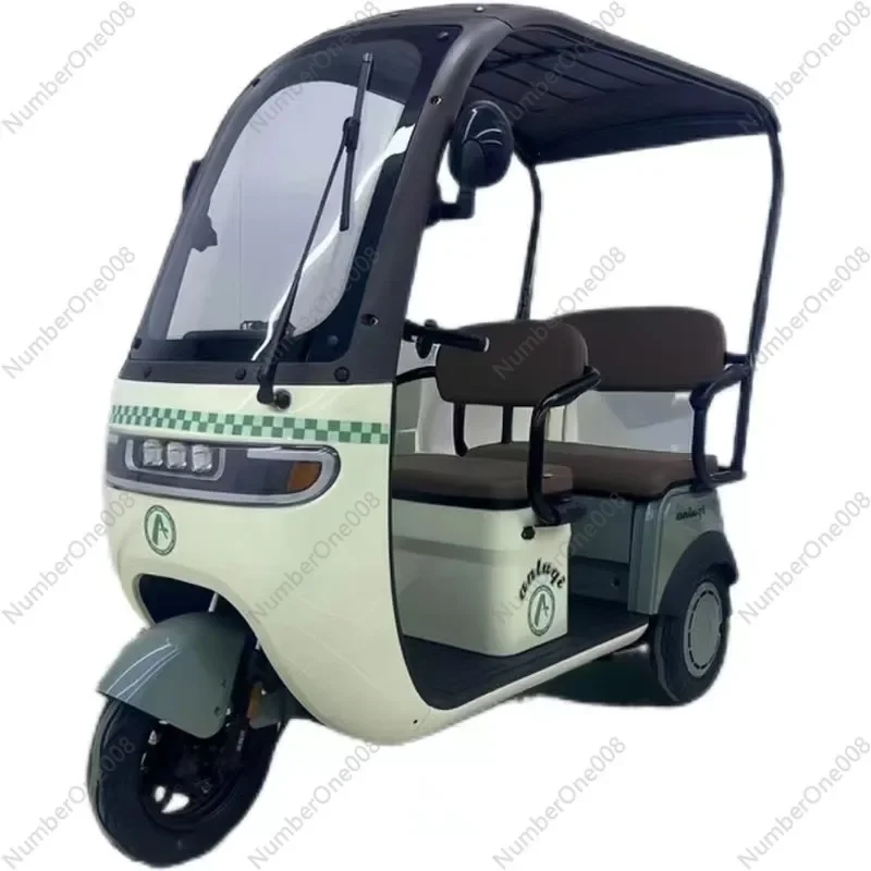 New Leisure Electric Tricycle with Shed Passenger and Cargo Dual-purpose Adult Household Transportation Battery Car