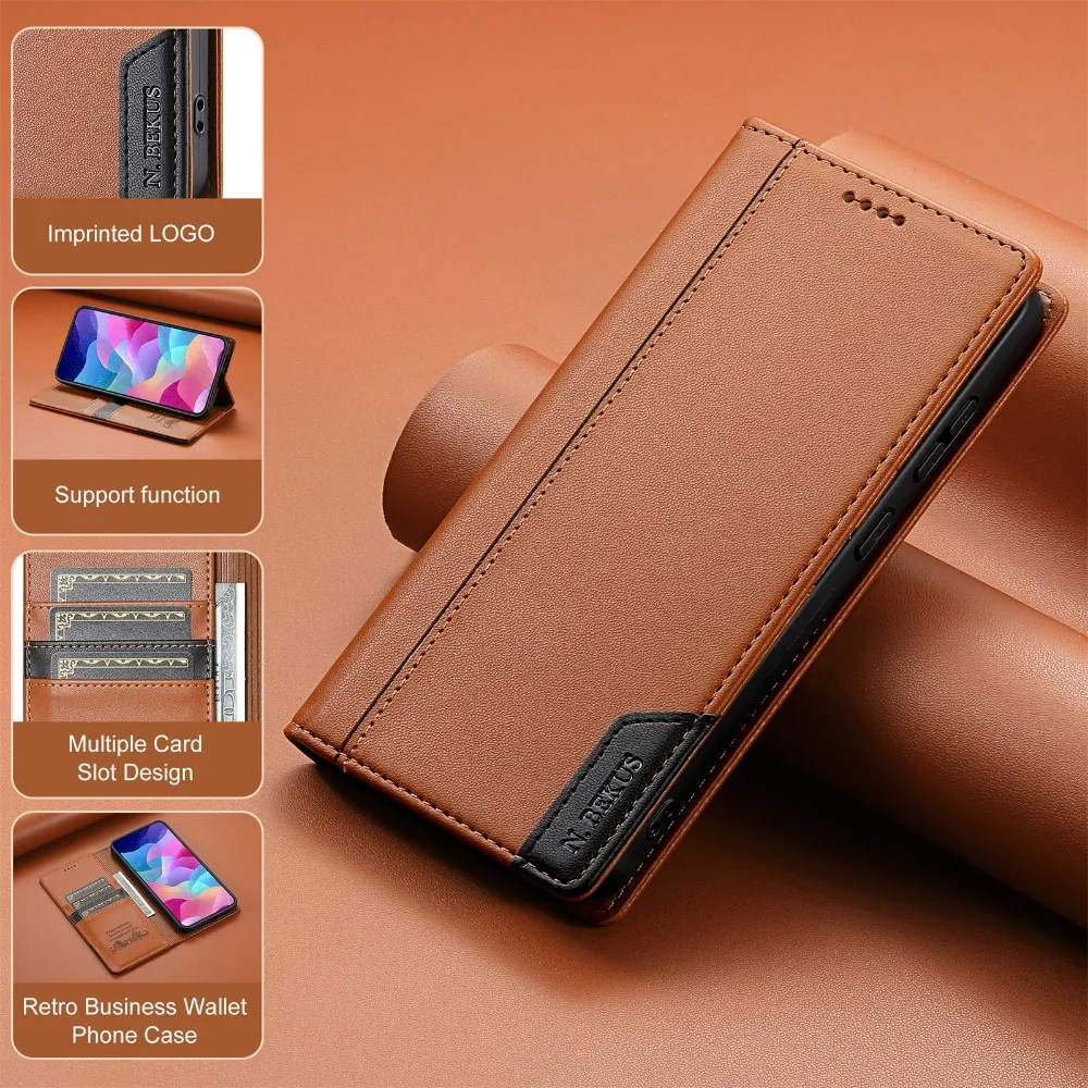 حافظة جلدية فاخرة لهاتف سامسونج جالاكسي S26 الترا 5G 2026 حافظة قابلة للطي تتفاعل 360 حماية المحفظة فوندا سامسونج S26 برو S 26 بلس #2